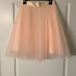 Tulle blush skirt